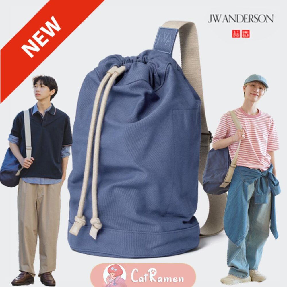 Uniqlo JW Anderson Drawstring Bag Duffle * NEW* 2025 Spring/Summer 476132 - BLUE